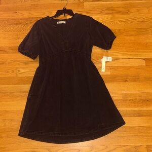 Black Denim Dress